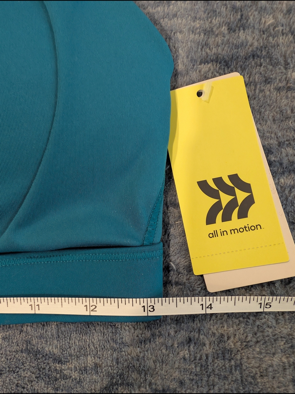 NWT All in Motion Teal High Support Sports Bra - Picture 4 of 7